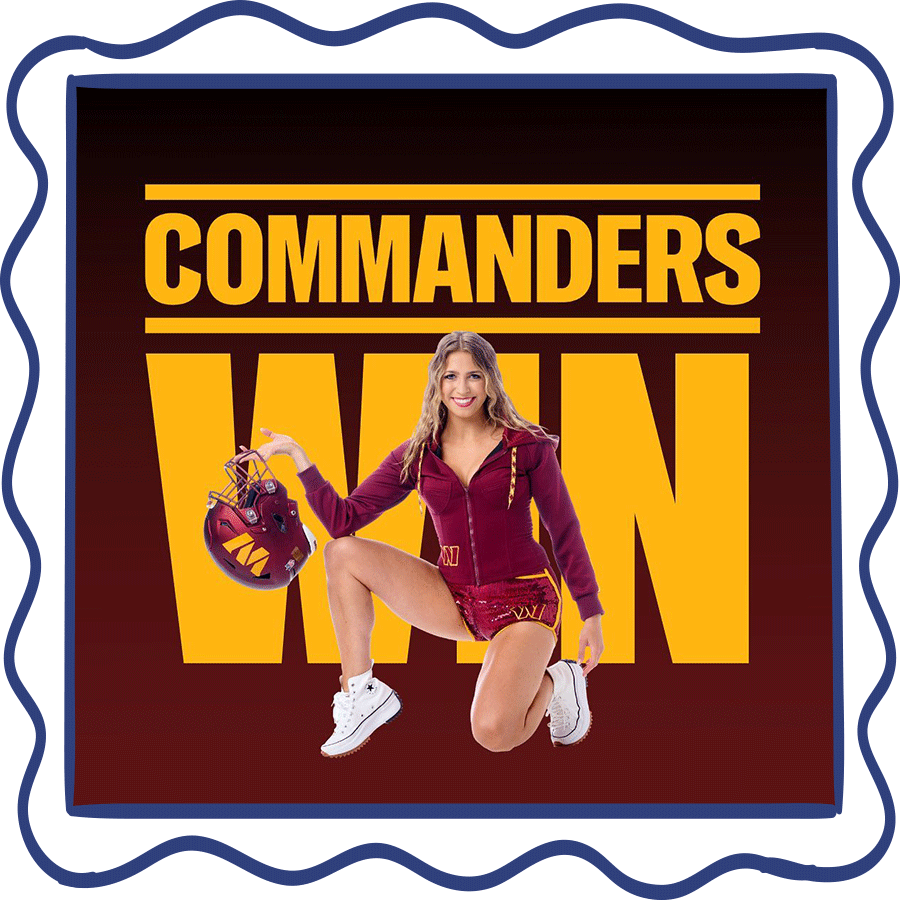 Commanders Win Instagram Post
