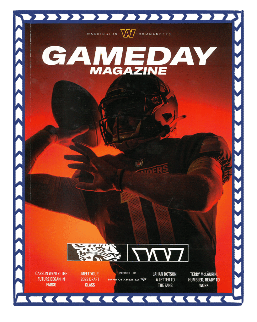 Commanders Gameday Magazine