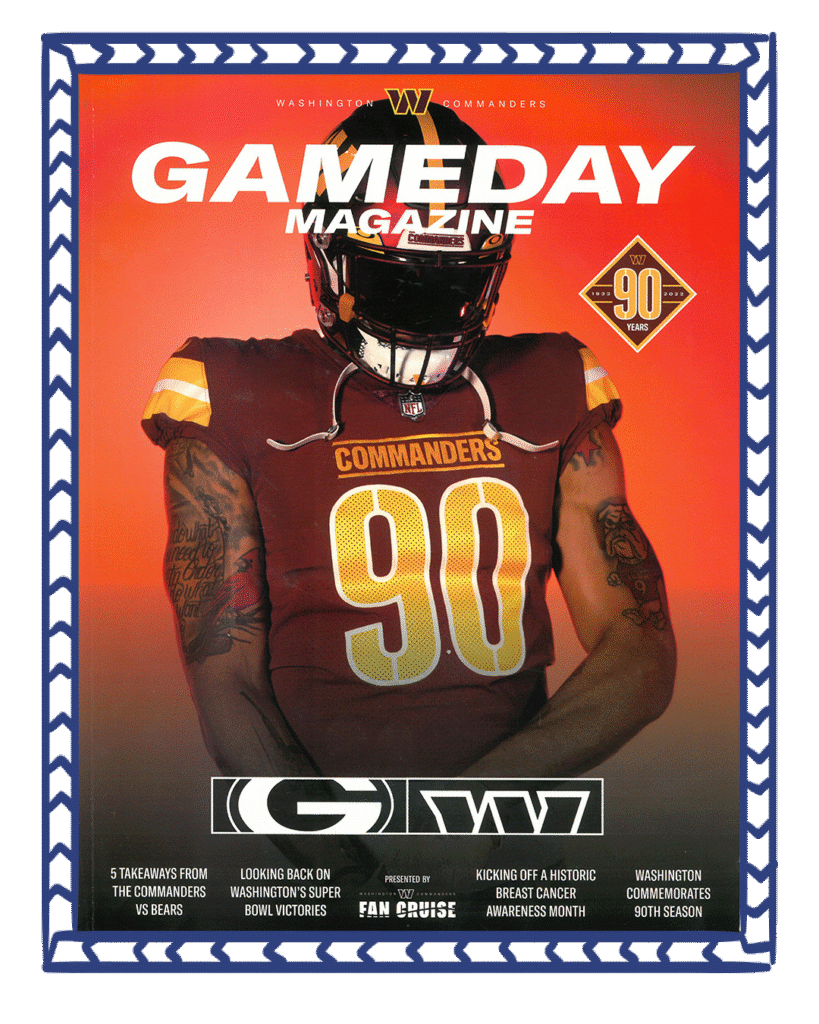 Commanders Gameday Magazine