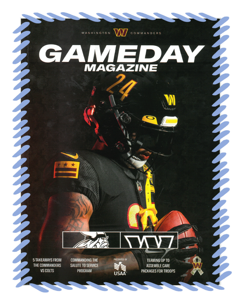 Commanders Gameday Magazine