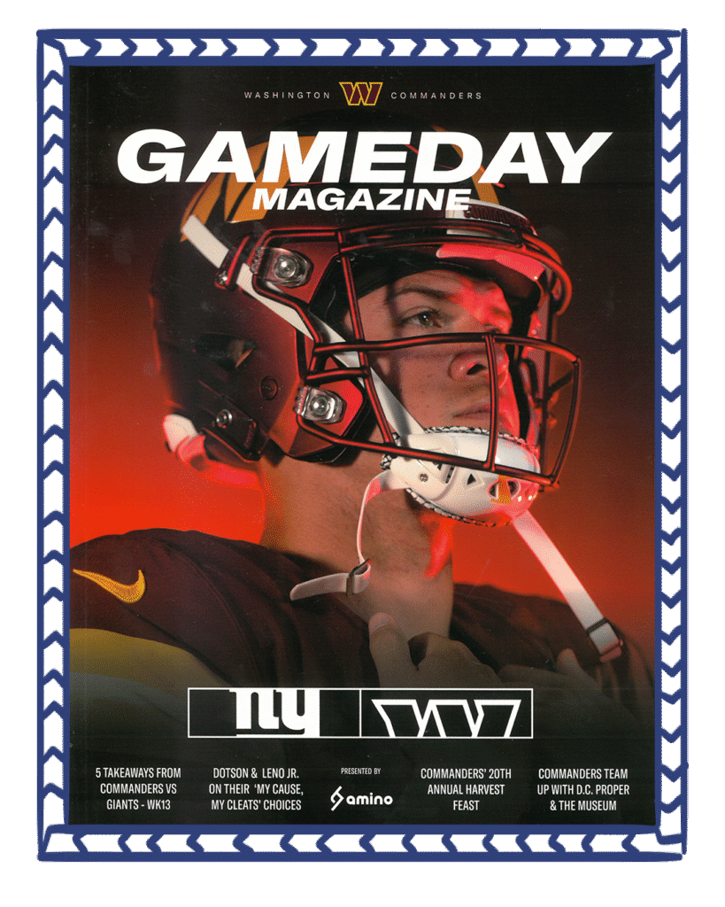 Commanders Gameday Magazine