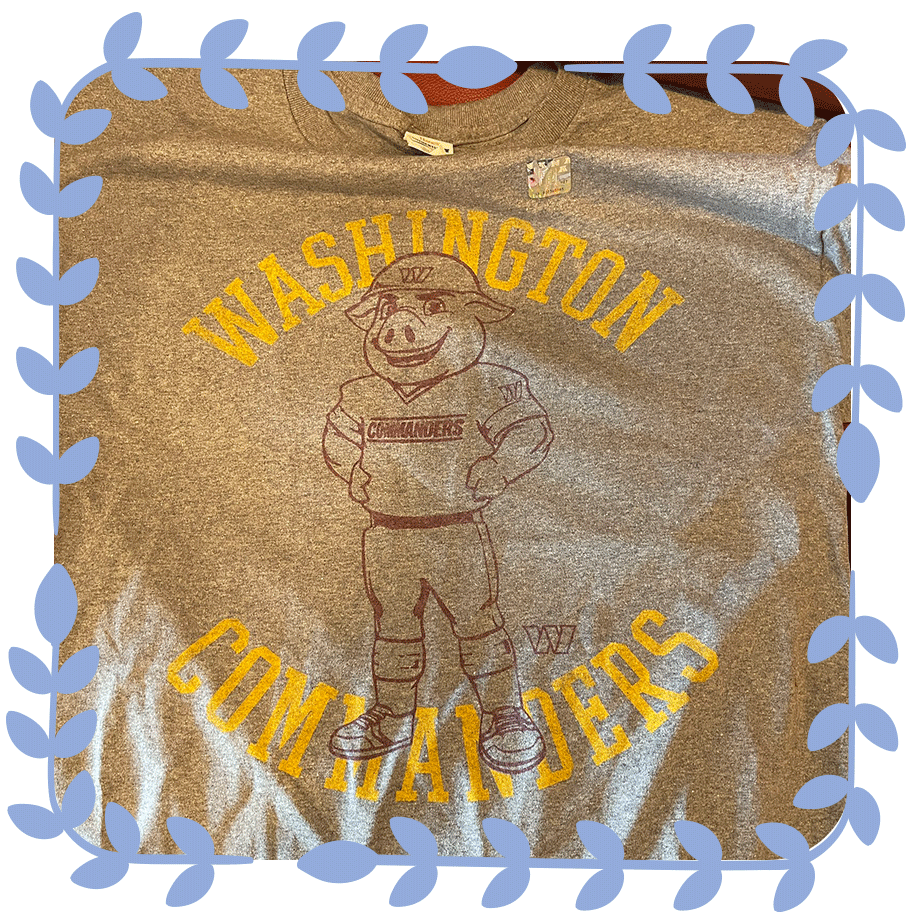 Washington Commanders Major Tuddy Mascot Shirt