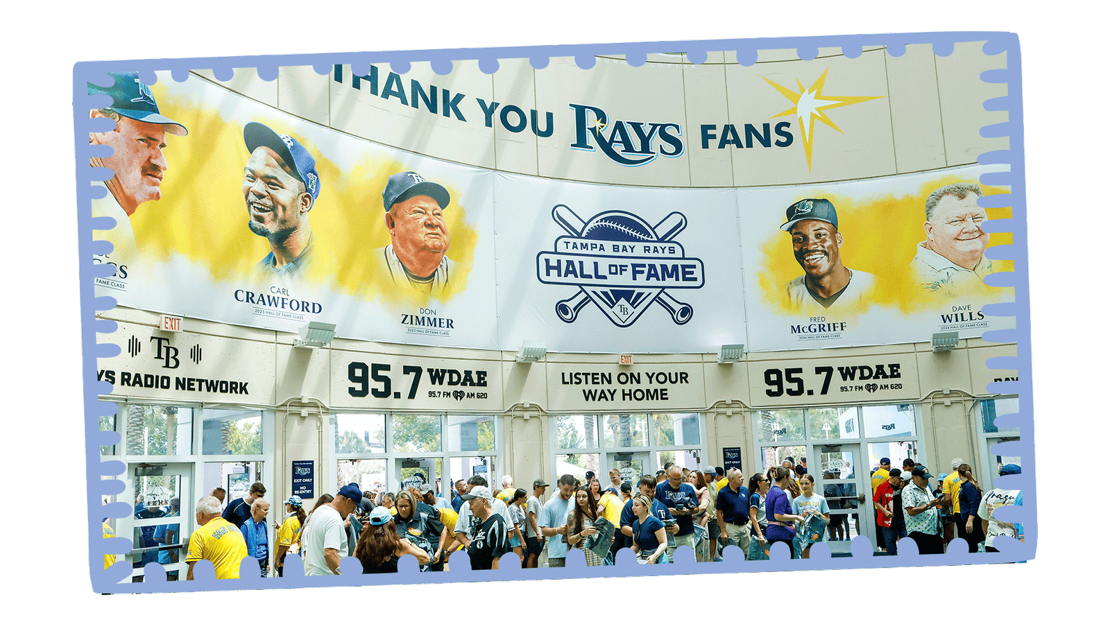Tropicana Field Hall of Fame Banners